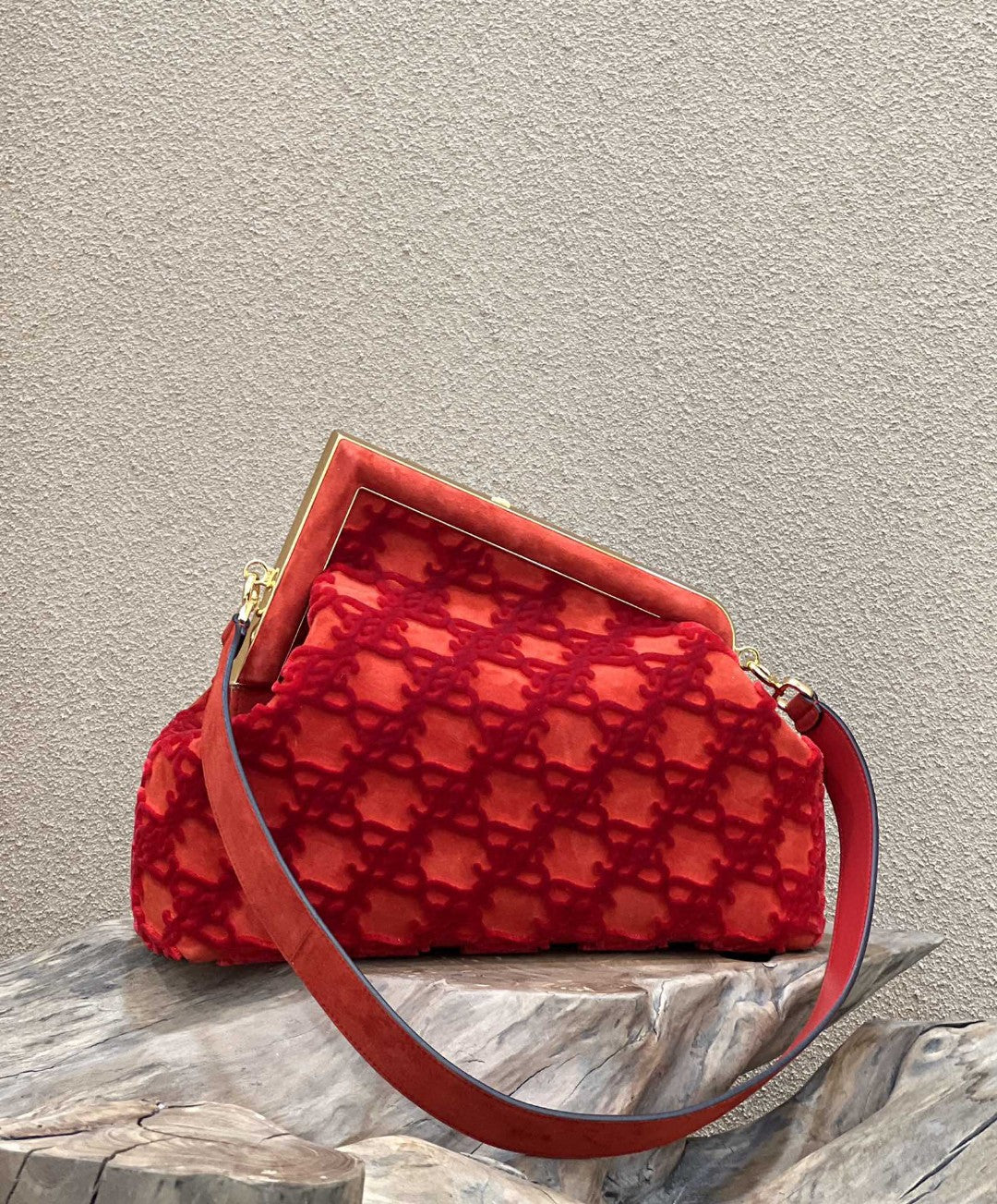 Top QualityTop Quality Top QualityTop Qualityrst Medium Red Bag For Woman 32.5cm/13in