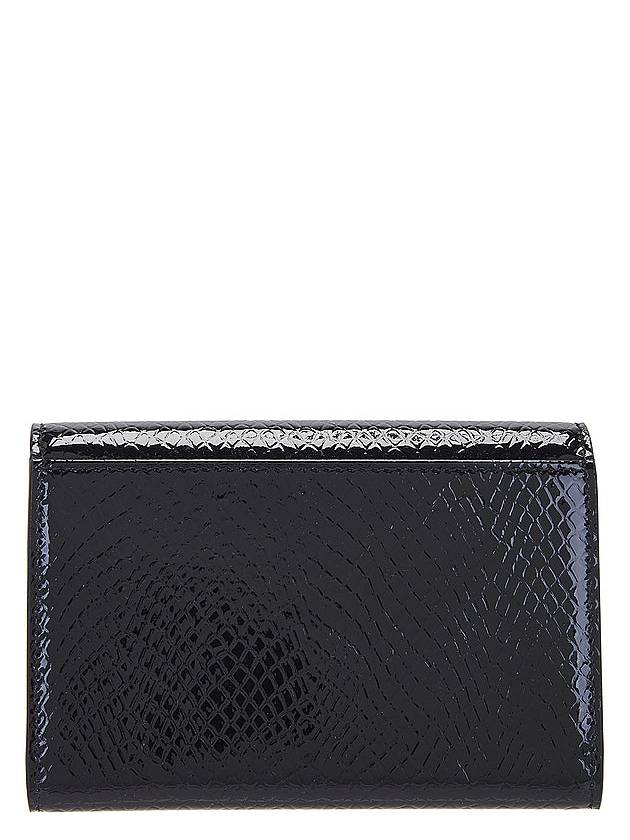 Luxury Saint Laurent Trending 2025 Cassandre Envelope Half Wallet Black
