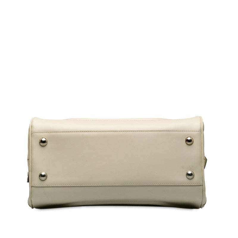 Louis Vuitton Epic Bowling Montaigne PM Handbag M5932J Ivory White Leather Lady Louis Vuitton