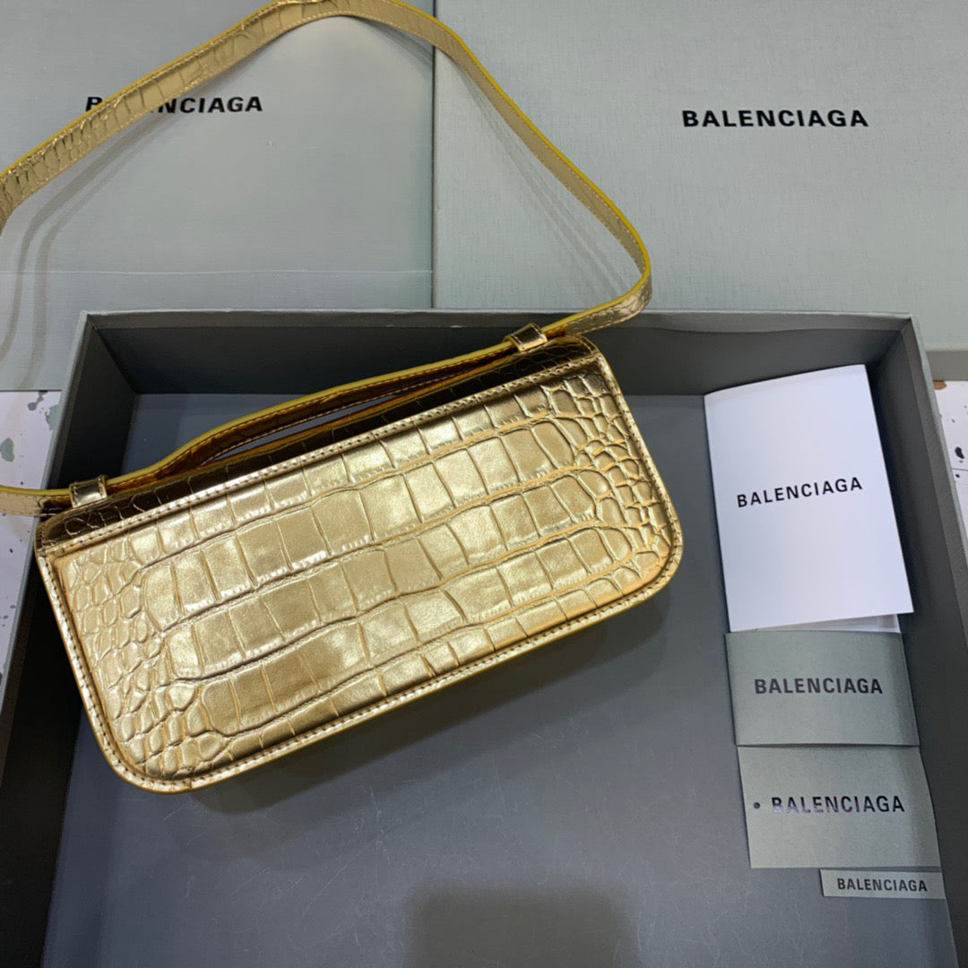 Top Quality Gossip Small Shoulder Bag Gold, For Women,  Bags 9.1in/23cm