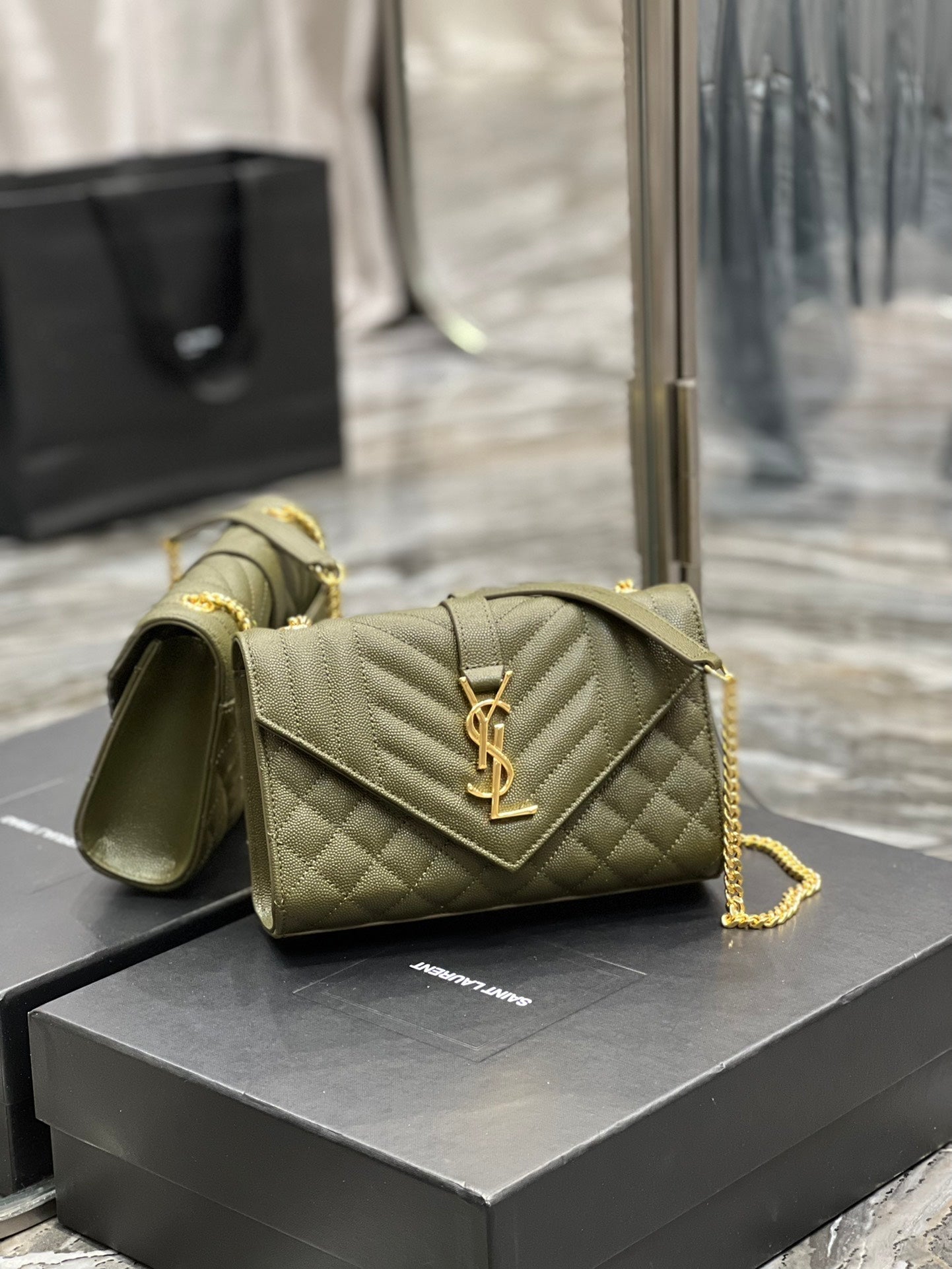 YSSL Small Bag In Mix Matelasse For Women 8in/21cm YSL