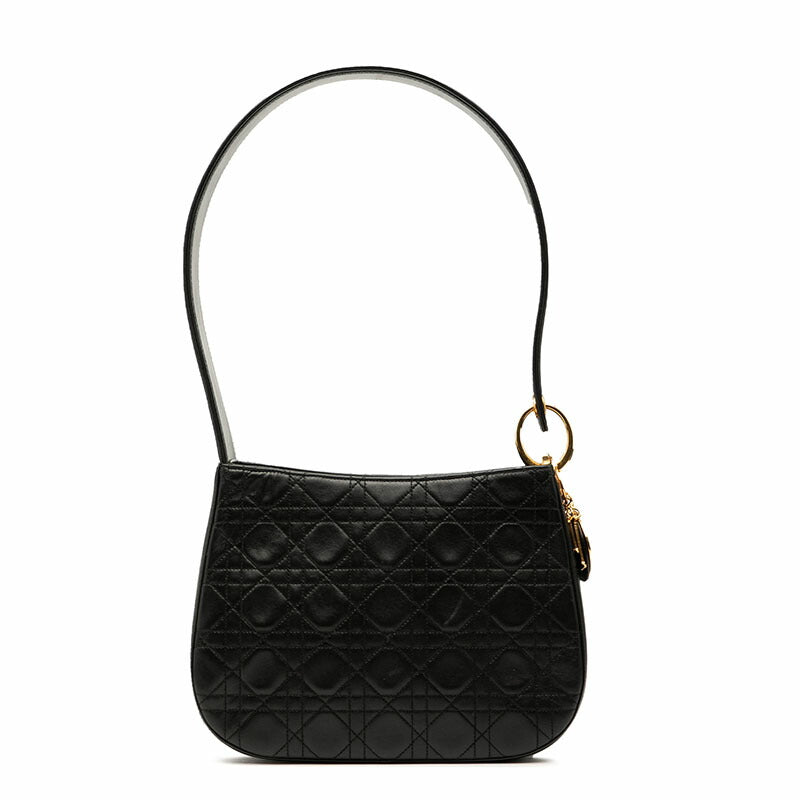 Dior Lady Dior Cannage Leather Shoulder Bag