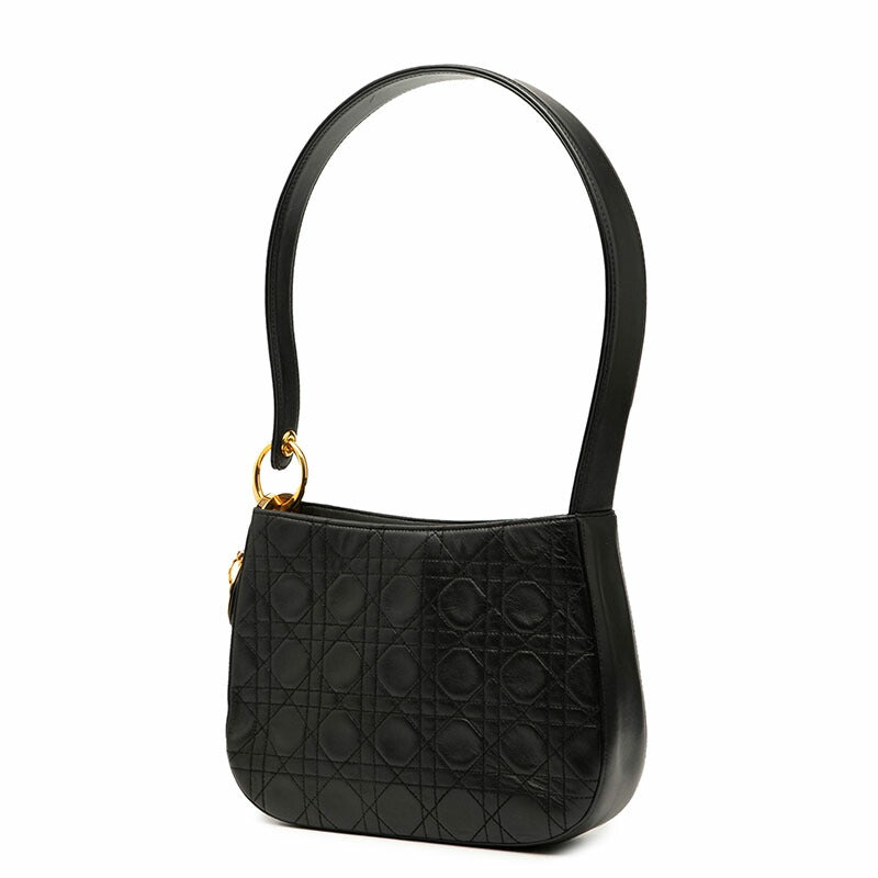 Dior Lady Dior Cannage Leather Shoulder Bag