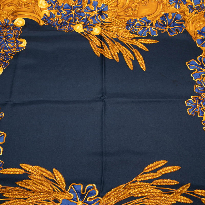 Chanel Coco Mark Logo Silk Scarf