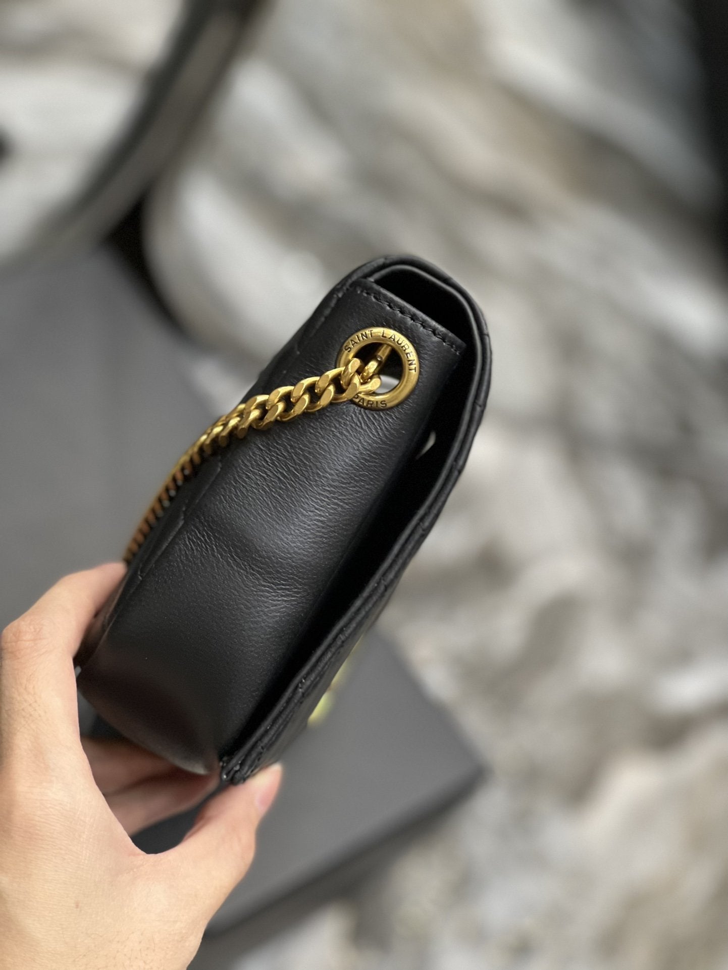 Top Quality Kata 99 Chain Bag Black With Gold Hardware For Women 10.2in/26cm YSL