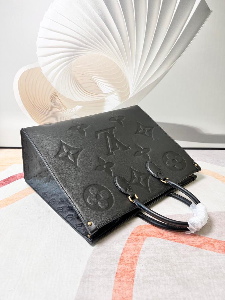 Top Quality Onthego GM Monogram Empreinte Tote Bag Black For Women 41cm Top Quality M44925