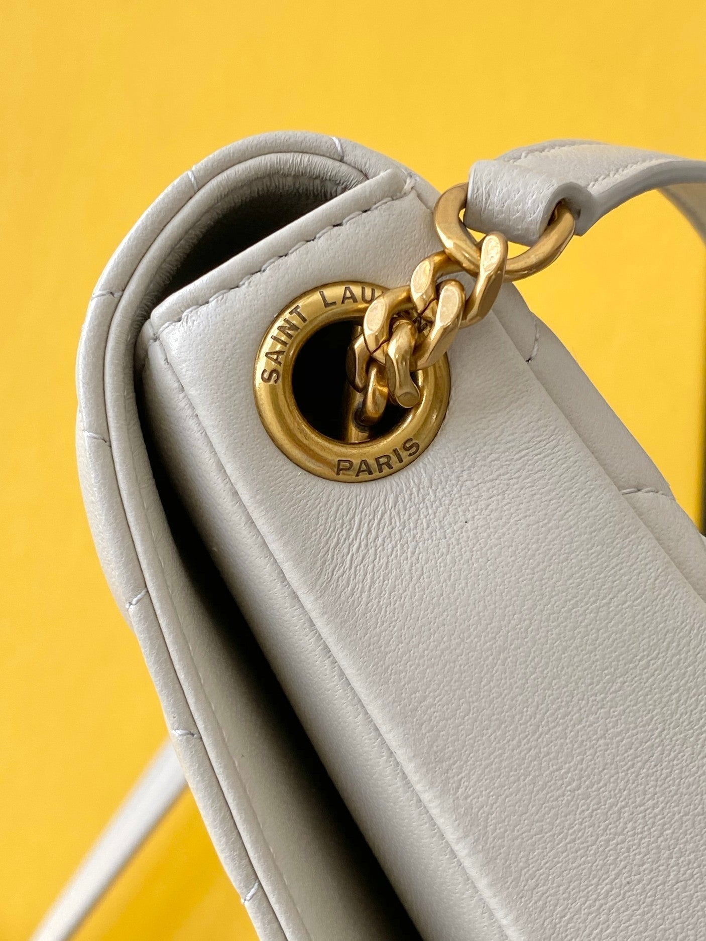 Top Quality Kate 99 Chain Bag White With Gold Hardware For Women 10.2in/26cm YSL