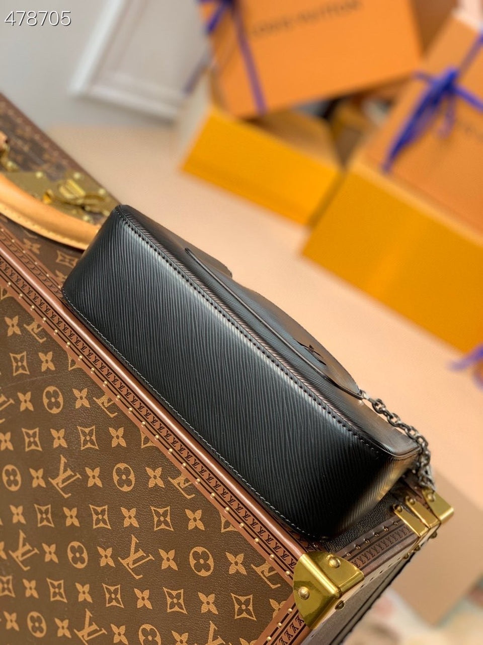 Top Quality Marelle Tote MM Epi Black For Women, Womens Handbags, Shoulder And Crossbody Bags 11.8in/30cm Top Quality M59954