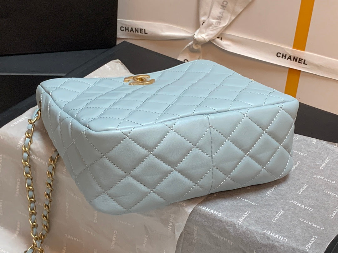 CHLHobo Handbag Light Blue Bag For Women 16cm/6in