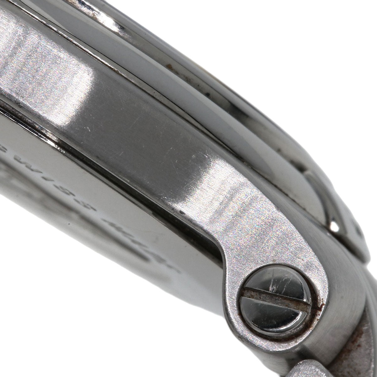 GUCCI Watches Quartz 9040M Stainless Steel , Stainless Steel Silver Round face Silver dial mens  d