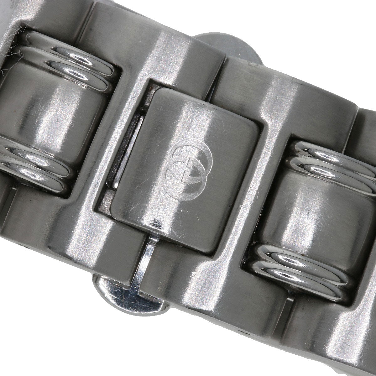 GUCCI Watches Quartz 9040M Stainless Steel , Stainless Steel Silver Round face Silver dial mens  d