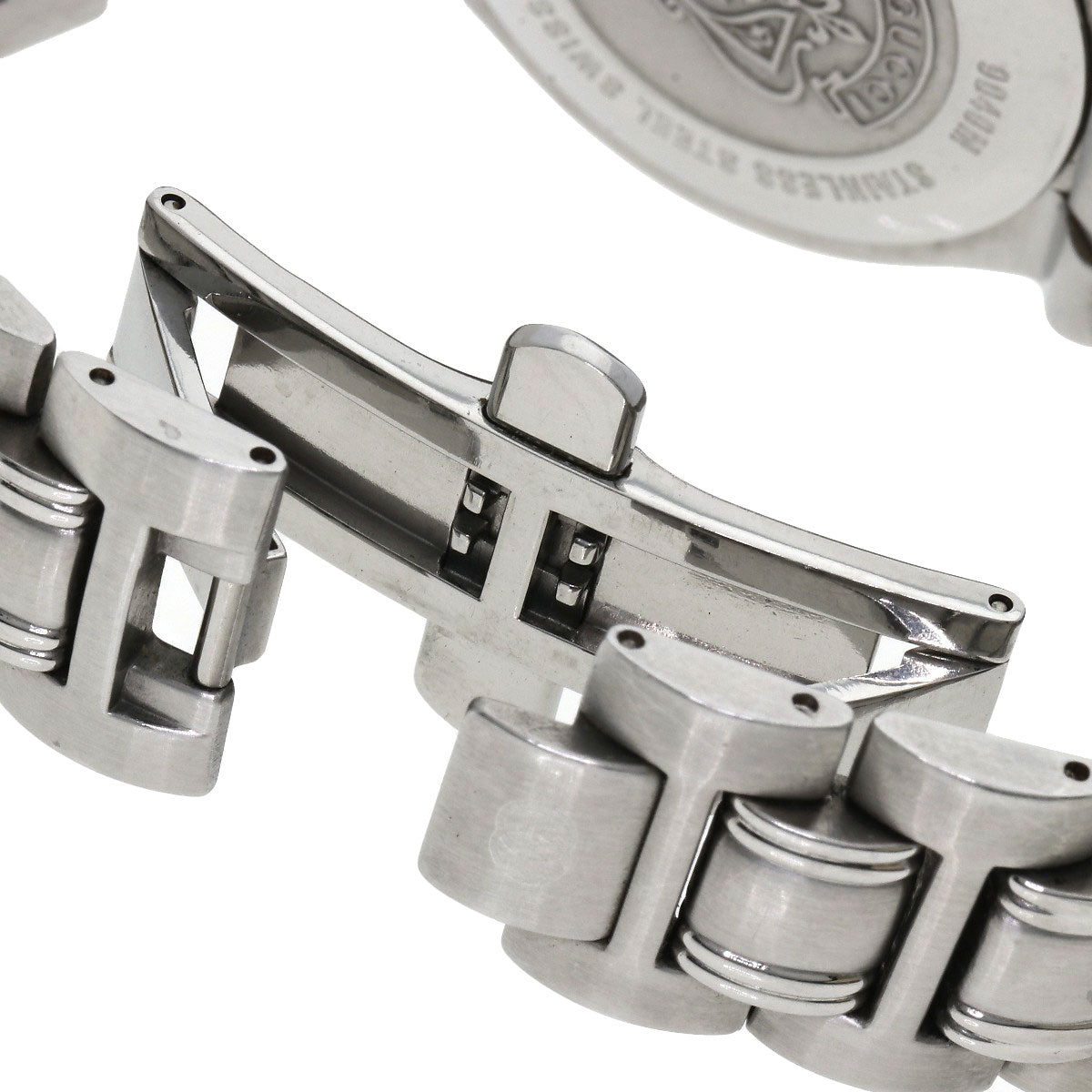 GUCCI Watches Quartz 9040M Stainless Steel , Stainless Steel Silver Round face Silver dial mens  d