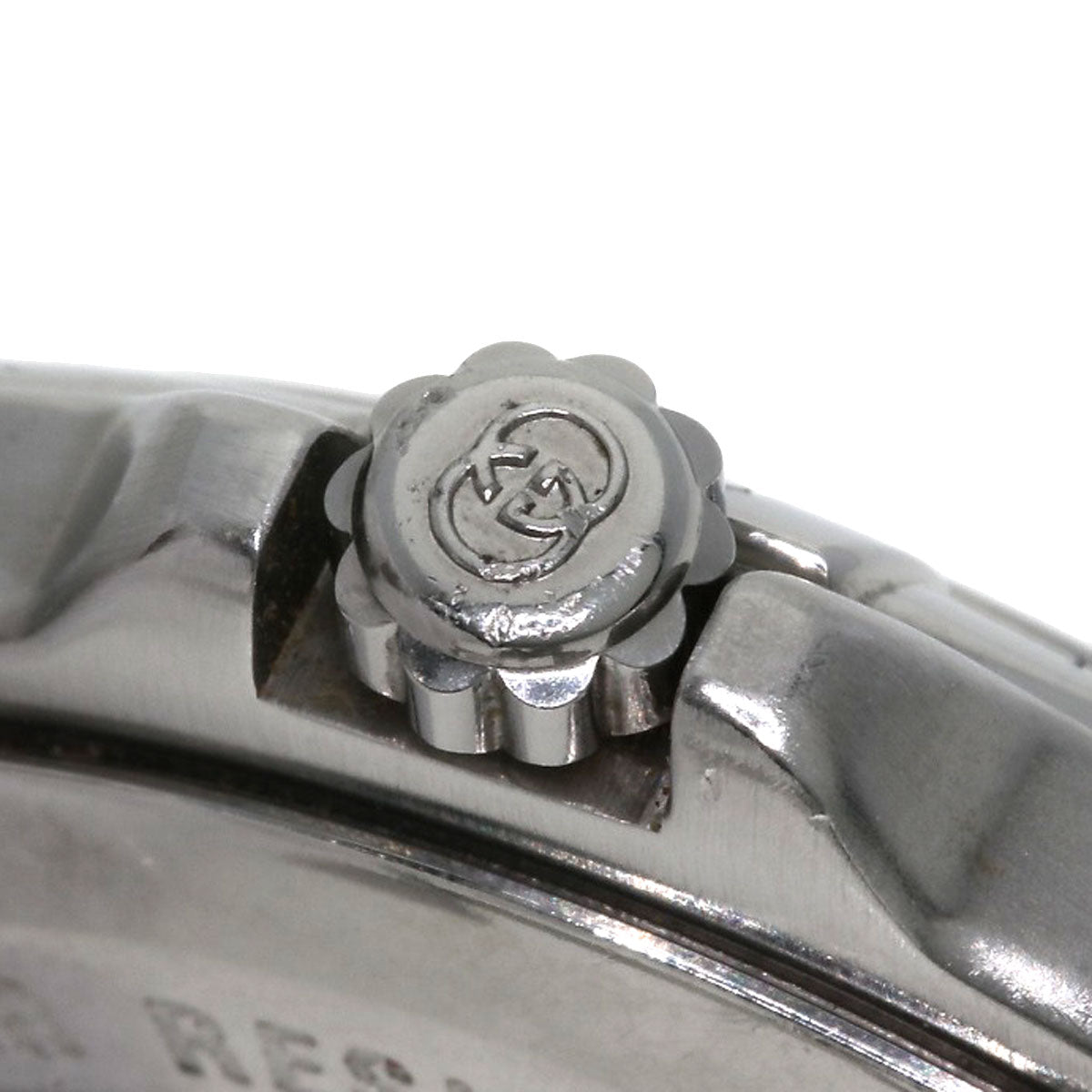 GUCCI Watches Quartz 9040M Stainless Steel , Stainless Steel Silver Round face Silver dial mens  d