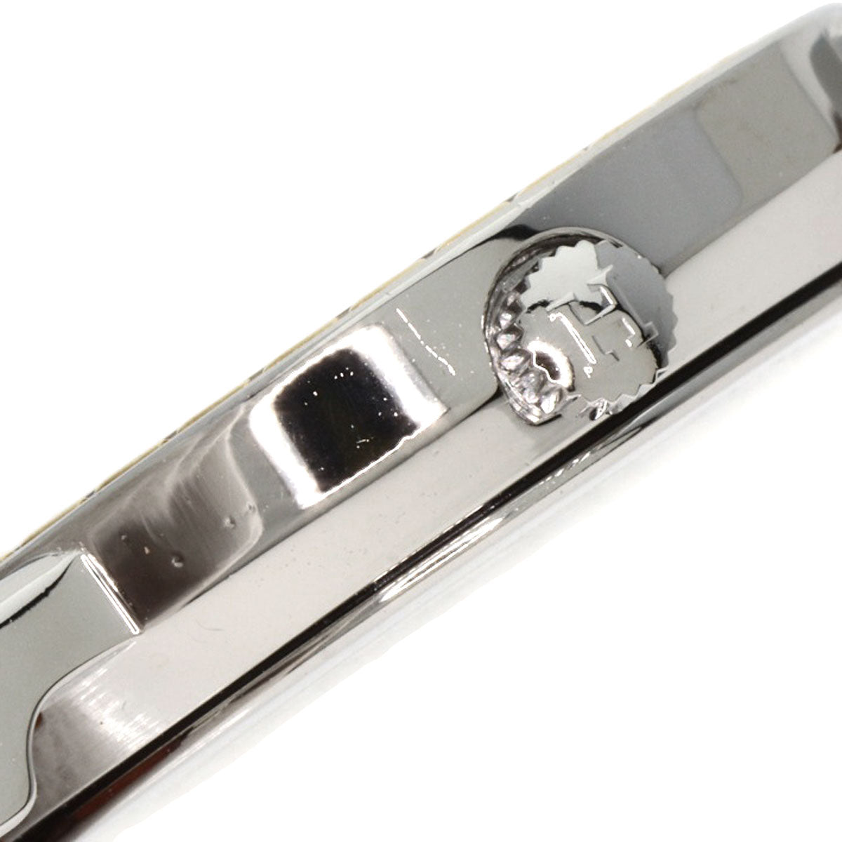 HERMES Watches Quartz Stainless Steel, Leather Silver Serie white dial Women  d