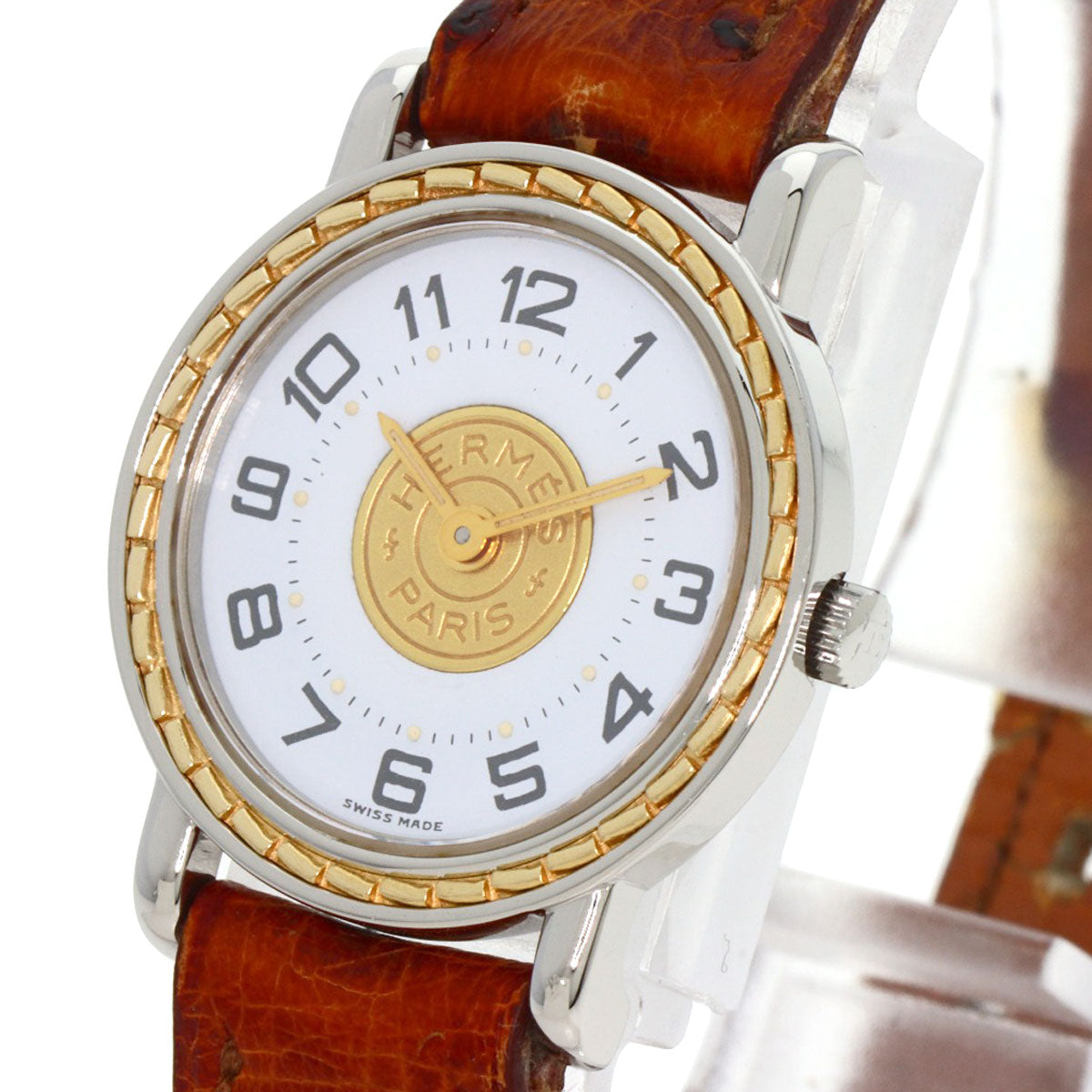 HERMES Watches Quartz Stainless Steel Silver Serie white dial