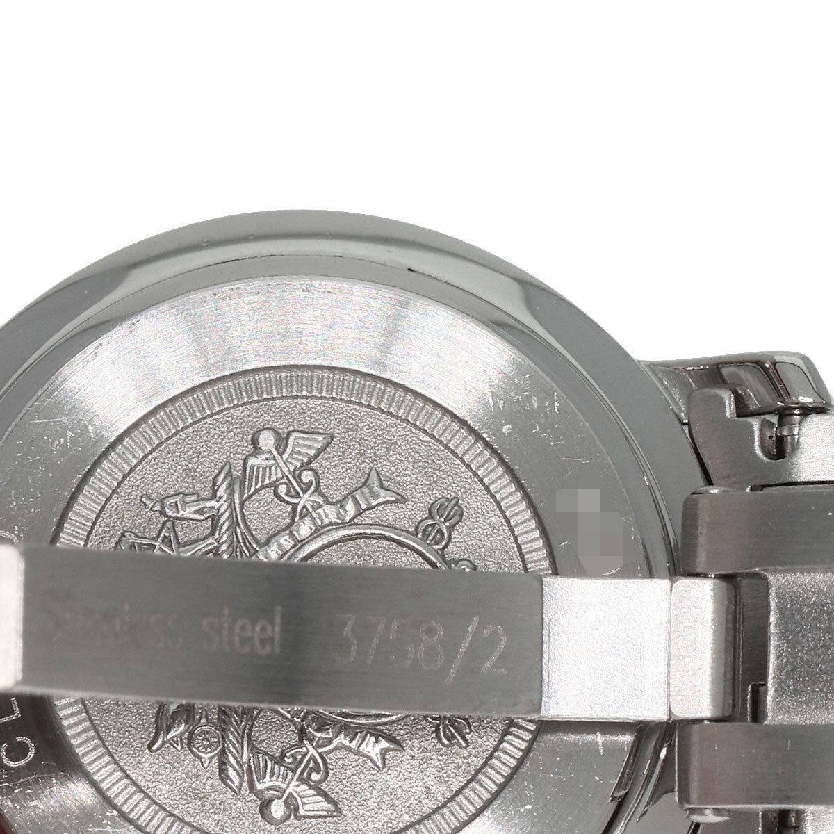 HERMES Watches Quartz CL4.210 Stainless Steel , Stainless Steel Silver Clipper white dial Women  d