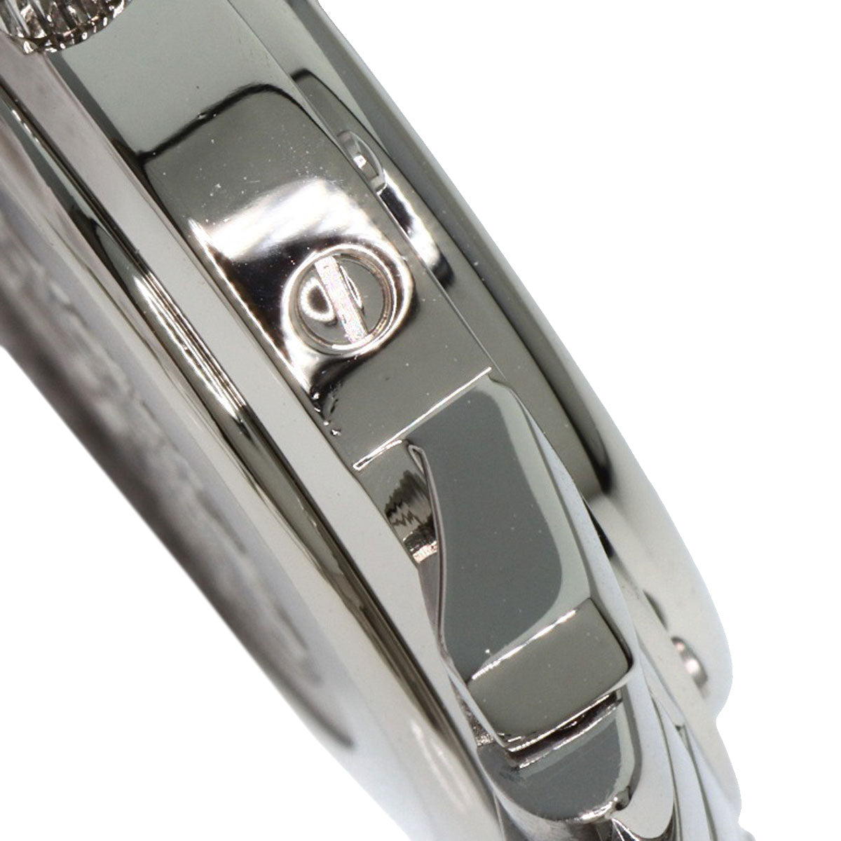 HERMES Watches Quartz CL4.210 Stainless Steel , Stainless Steel Silver Clipper Nacre new buckle Pink shell dial Women  d