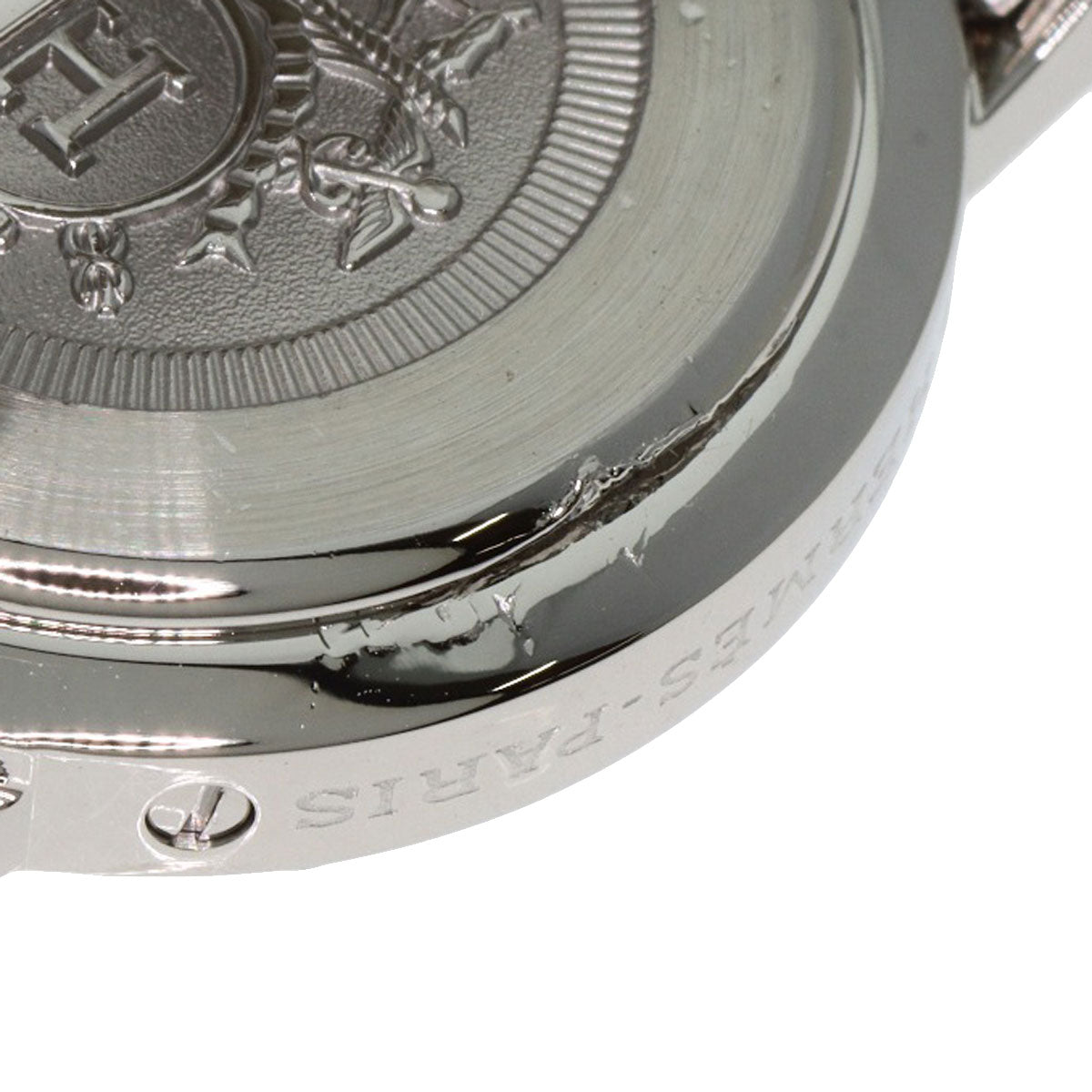 HERMES Watches Quartz CL4.210 Stainless Steel , Stainless Steel Silver Clipper Nacre new buckle Pink shell dial Women  d