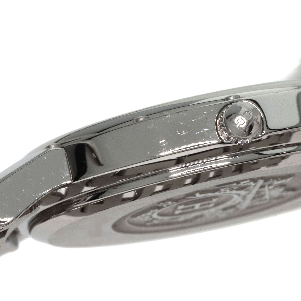 HERMES Watches Quartz CO1.510 Stainless Steel , Stainless Steel Silver Clipper oval black dial Women  d