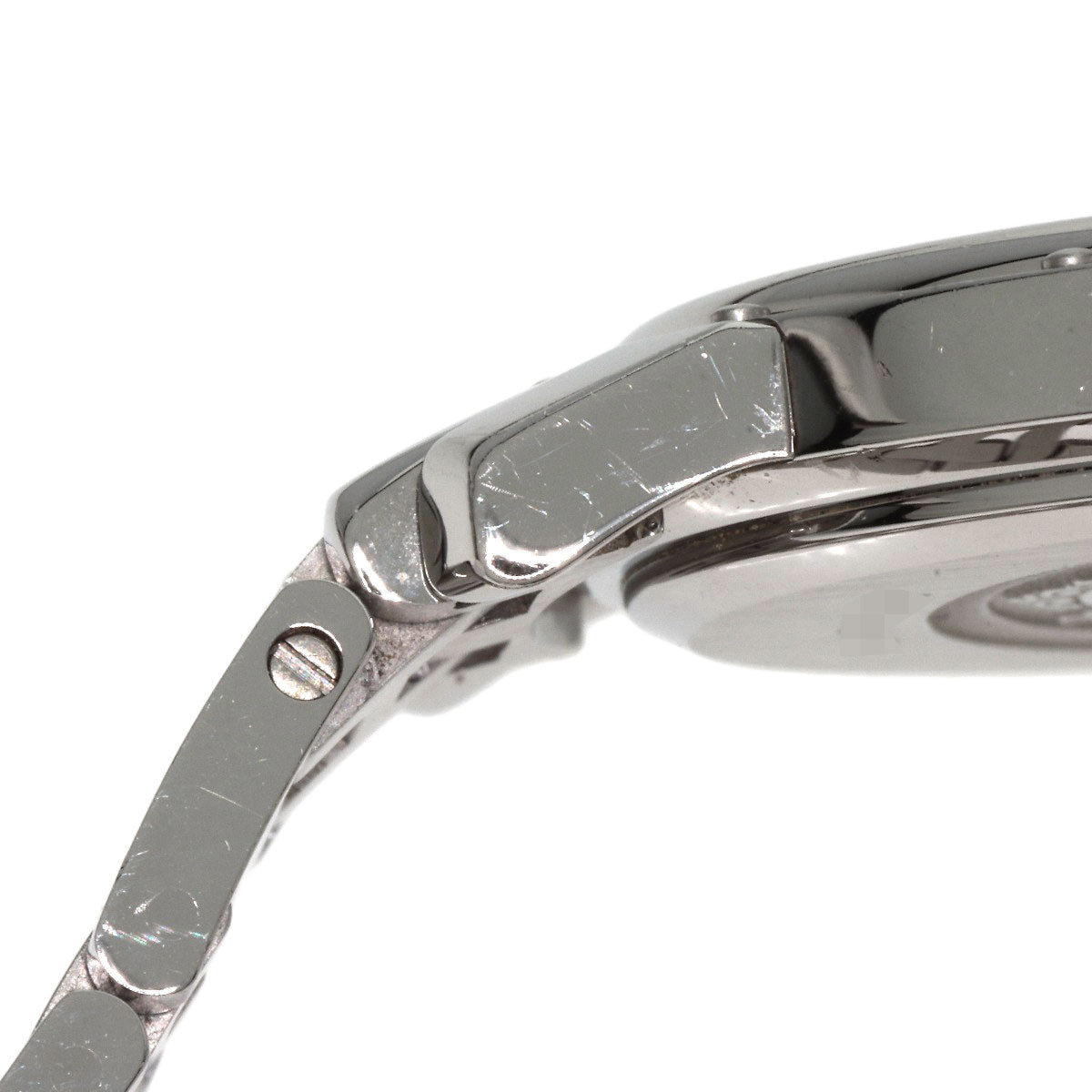HERMES Watches Quartz CO1.510 Stainless Steel , Stainless Steel Silver Clipper oval black dial Women  d