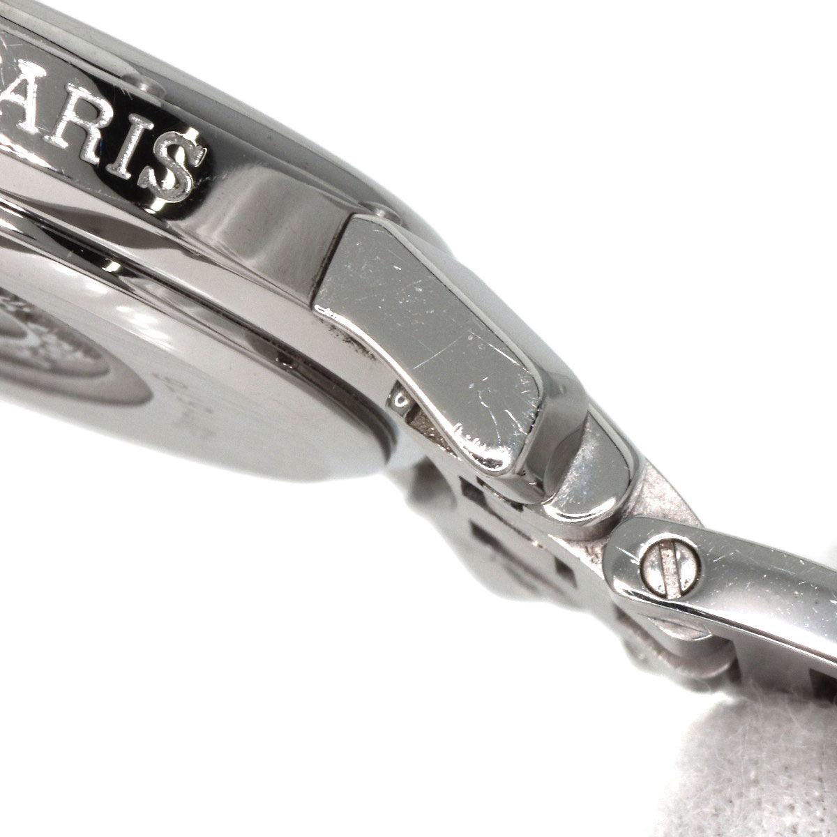 HERMES Watches Quartz CO1.510 Stainless Steel , Stainless Steel Silver Clipper oval black dial Women  d