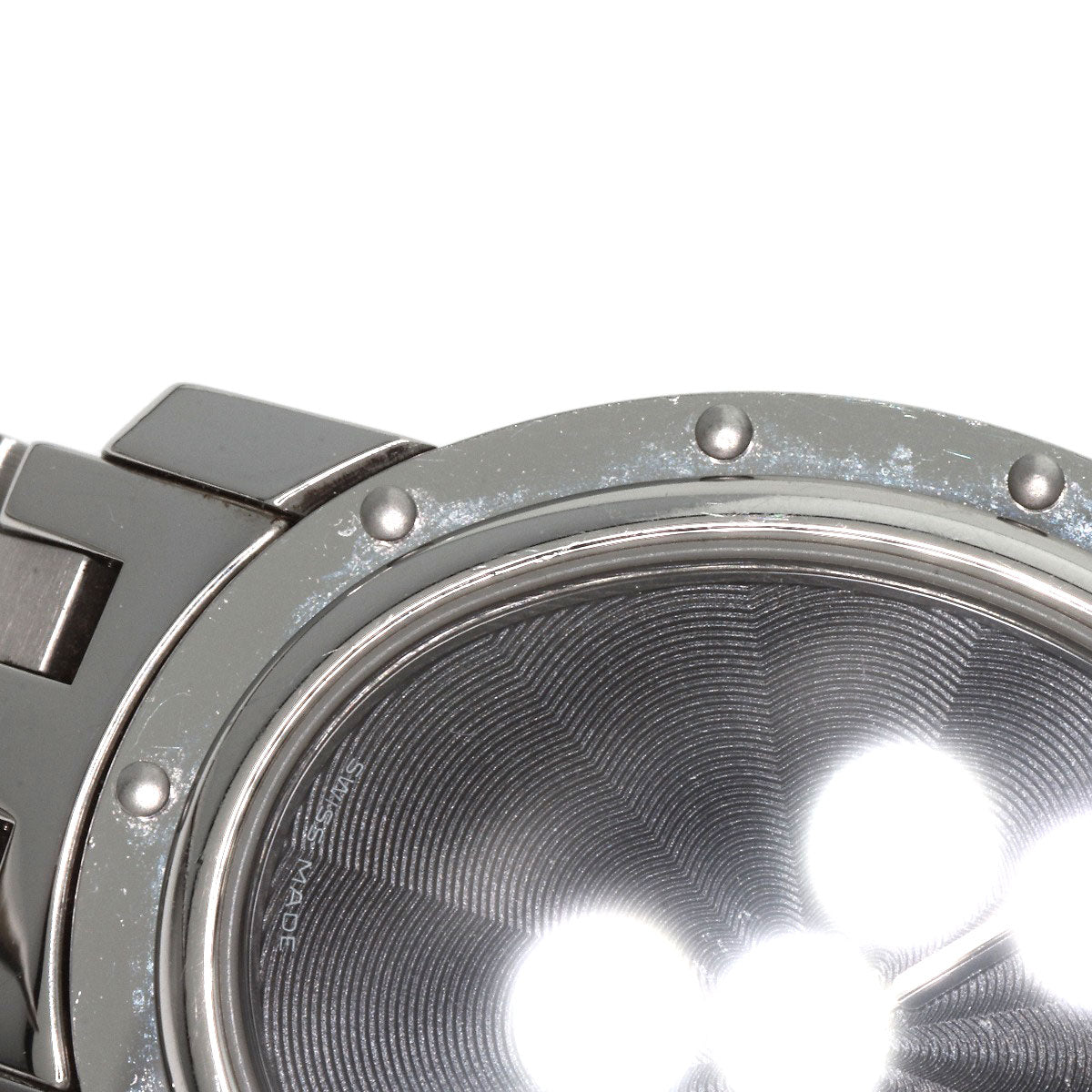 HERMES Watches Quartz CO1.510 Stainless Steel , Stainless Steel Silver Clipper oval black dial Women  d