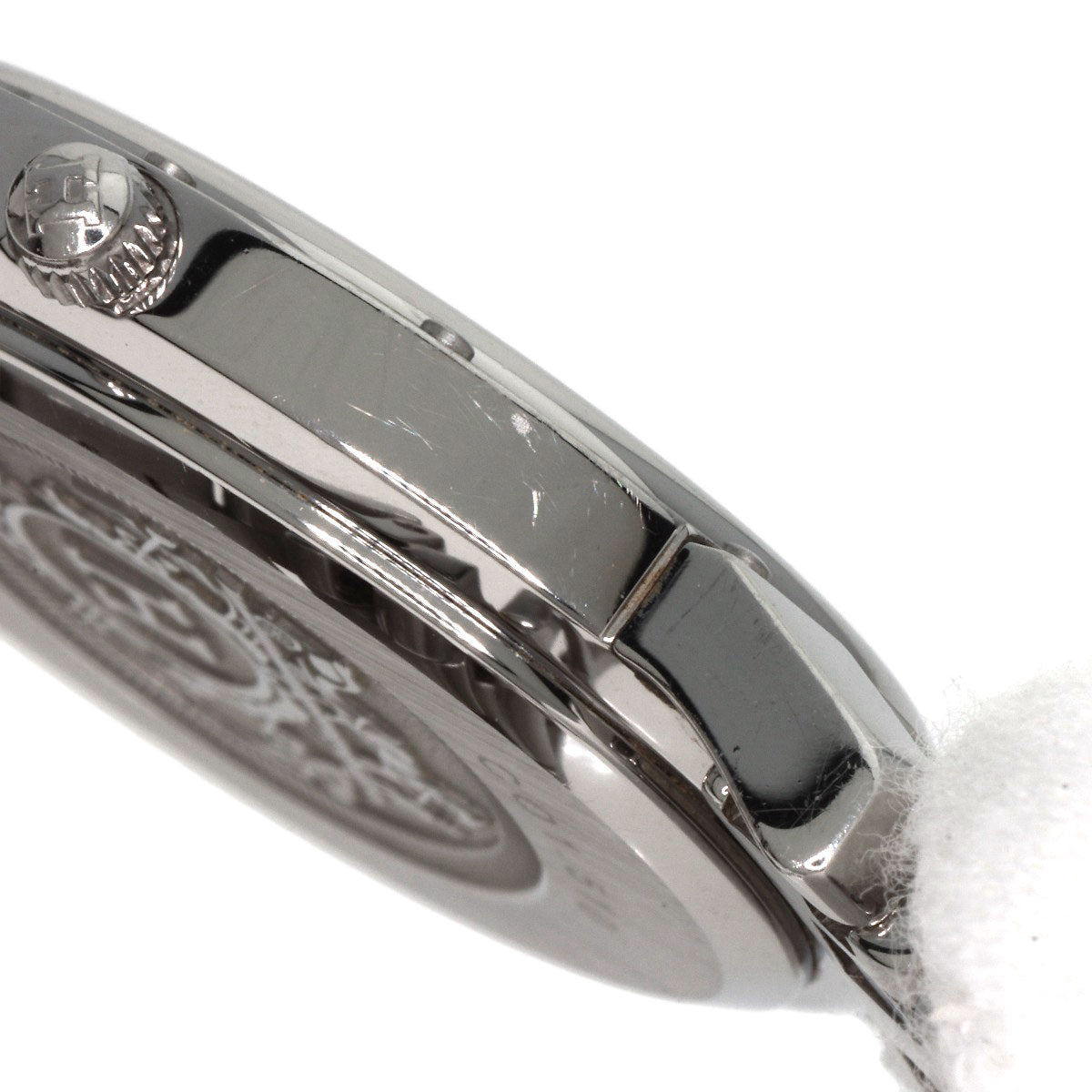 HERMES Watches Quartz CO1.510 Stainless Steel , Stainless Steel Silver Clipper oval black dial Women  d