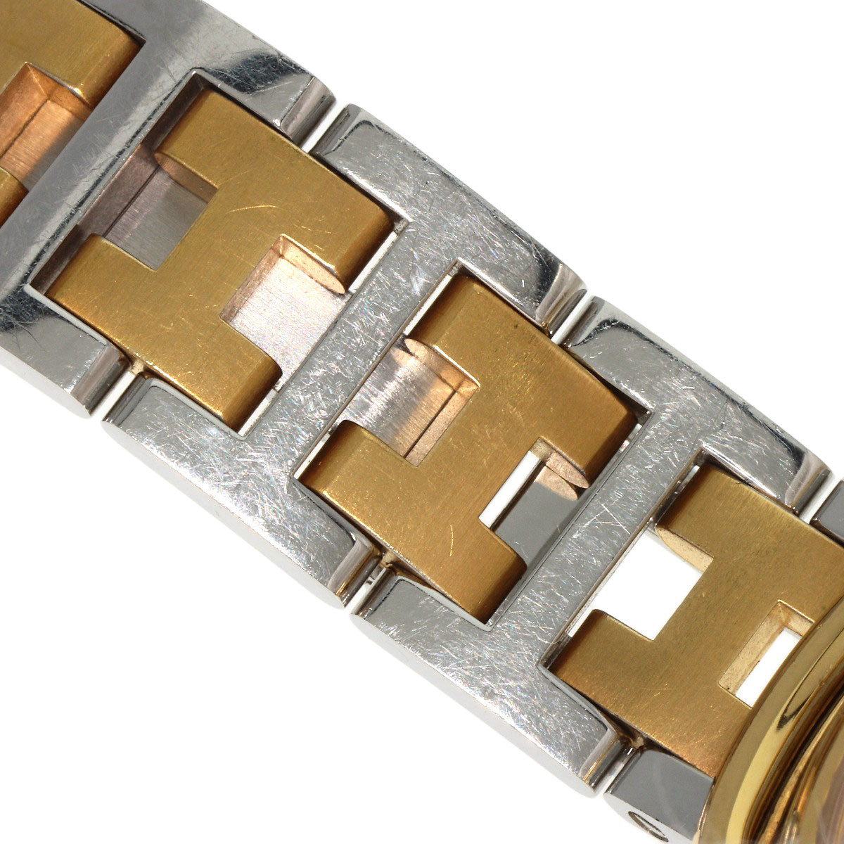 HERMES Watches Quartz RA1.240 Stainless Steel , SSxGP gold Rally white dial Women  d