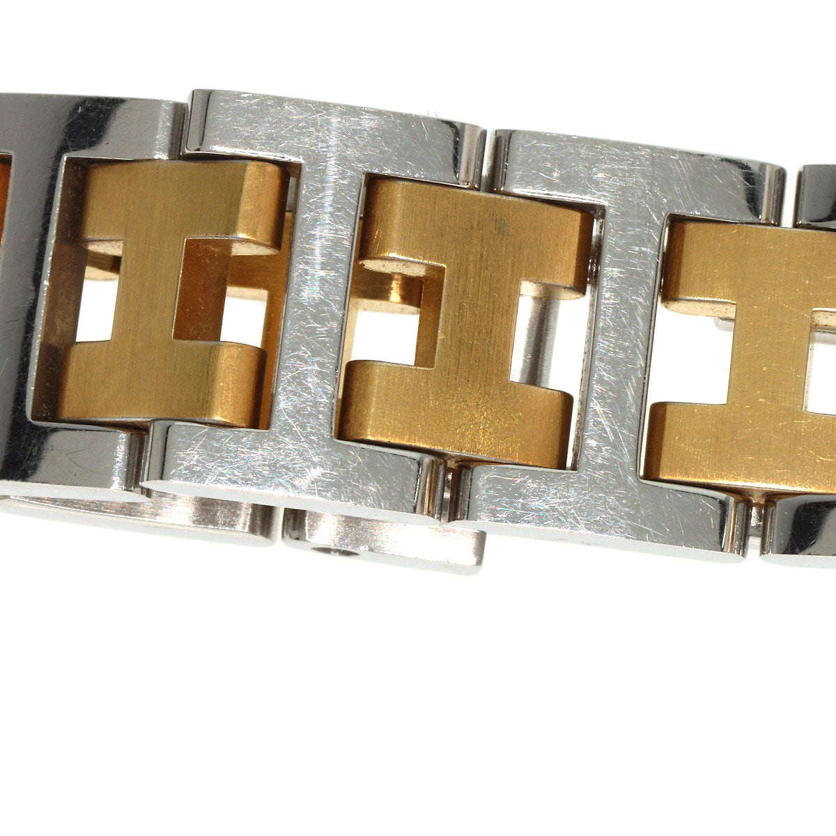 HERMES Watches Quartz RA1.240 Stainless Steel , SSxGP gold Rally white dial Women  d