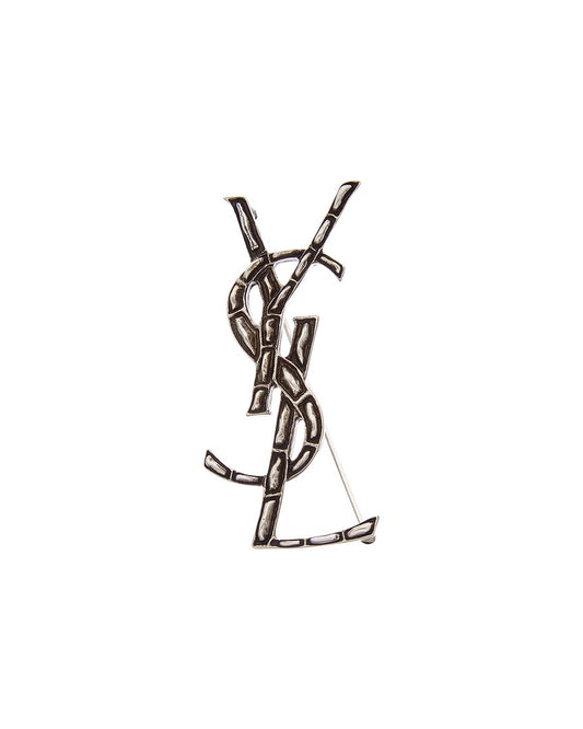 Saint Laurent Opyum Ysl Crocodile Brooch