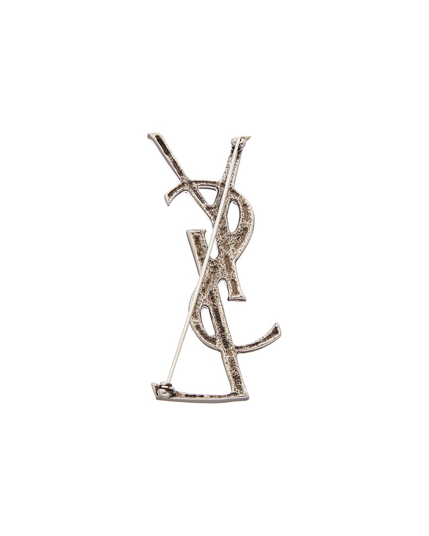 Saint Laurent Opyum Ysl Crocodile Brooch