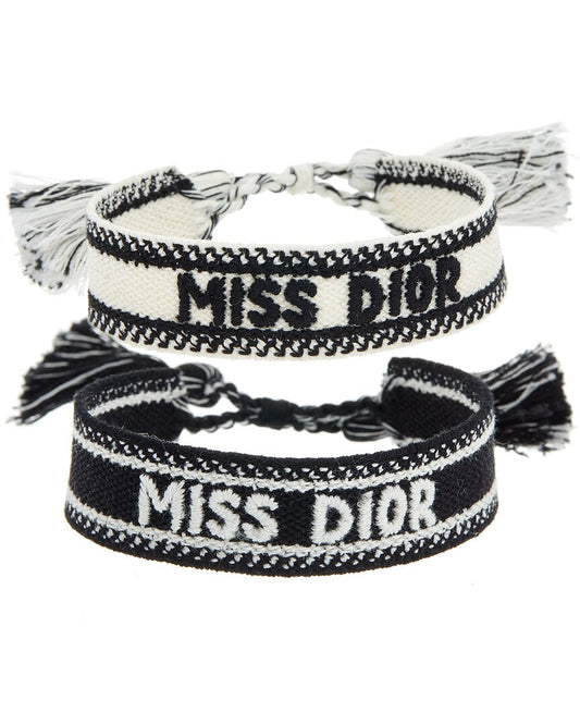 Dior Set Of 2 Miss Dior Bracelets