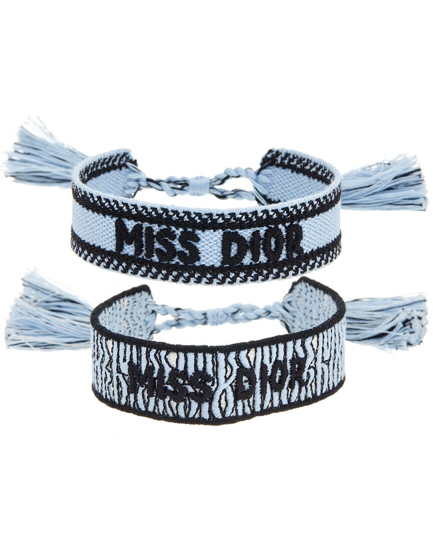 Dior Set Of 2 Miss Dior Bracelets