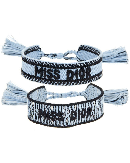 Dior Set Of 2 Miss Dior Bracelets