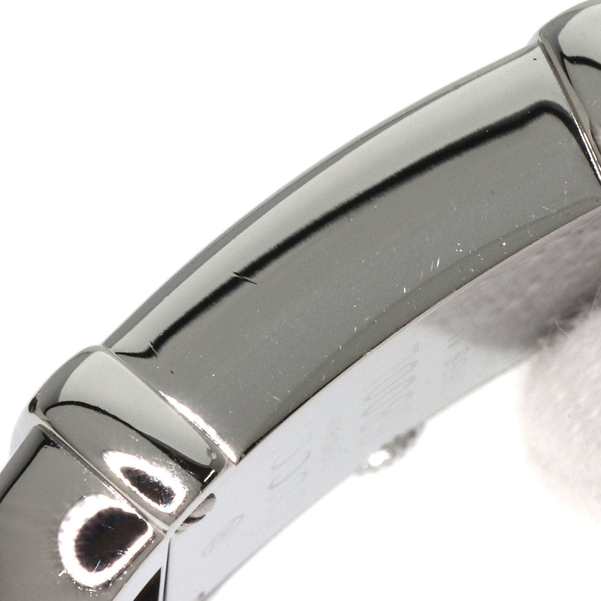 GUCCI Watches Quartz 6800L Stainless Steel , Stainless Steel Silver Square face Orange dial Women  d