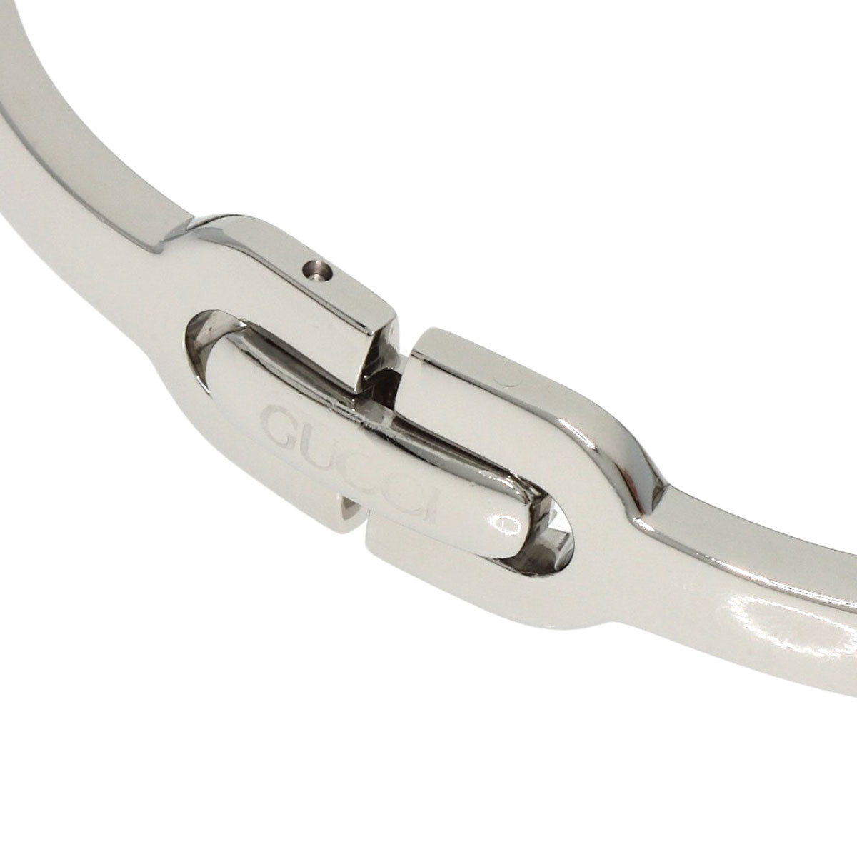 GUCCI Watches Quartz 6800L Stainless Steel , Stainless Steel Silver Square face Orange dial Women  d