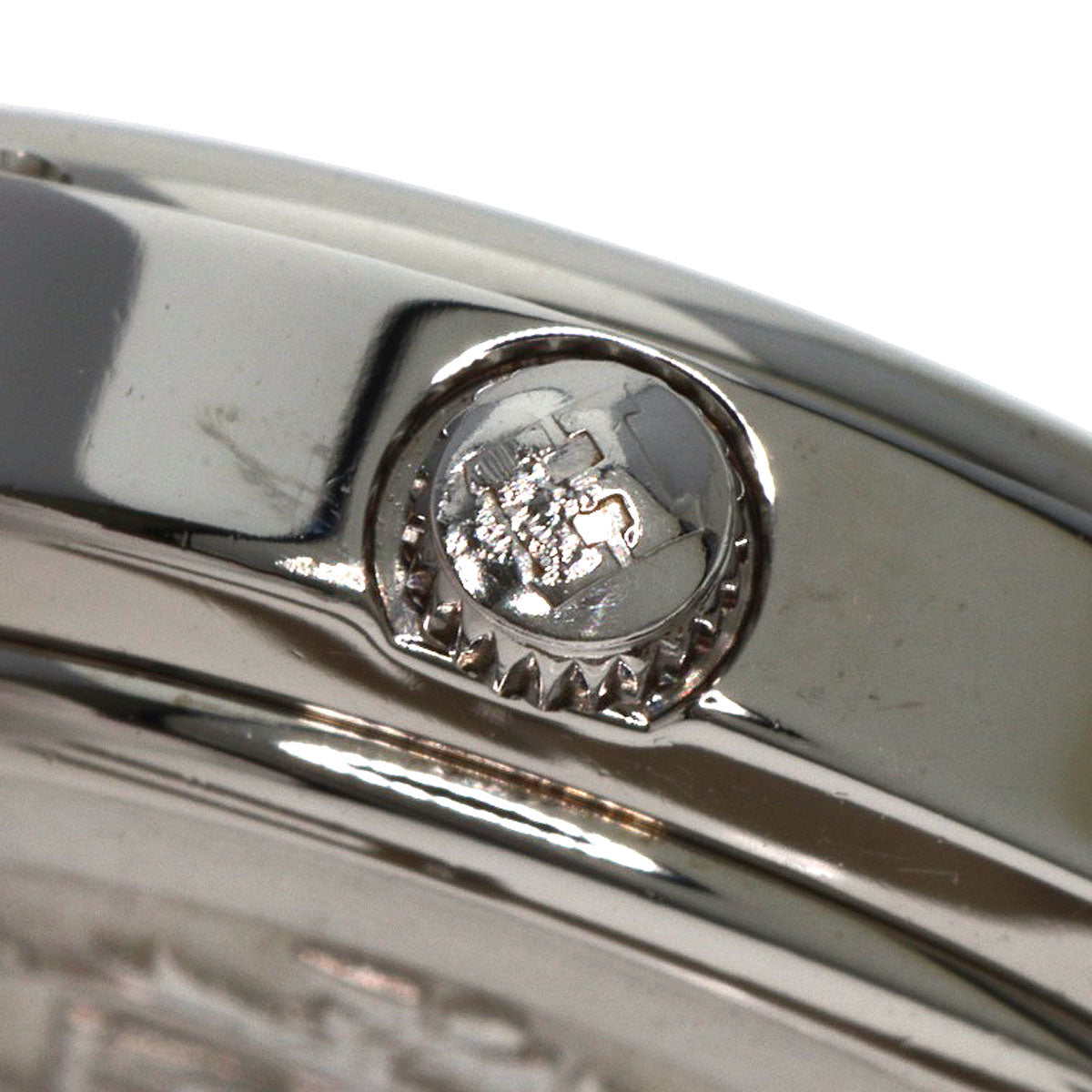 HERMES Watches Quartz CL4.210 Stainless Steel , Stainless Steel Silver Clipper Orange dial Women  d