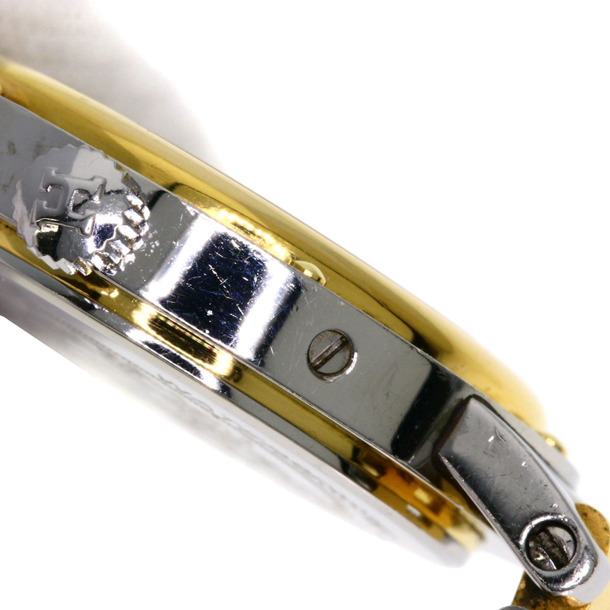 HERMES Watches Quartz Stainless Steel , SSxGP gold Clipper Ivory dial Women  d