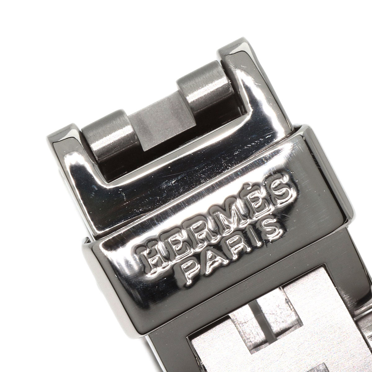 HERMES Watches Quartz CL4.210 Stainless Steel , Stainless Steel Silver Clipper white dial Women  d
