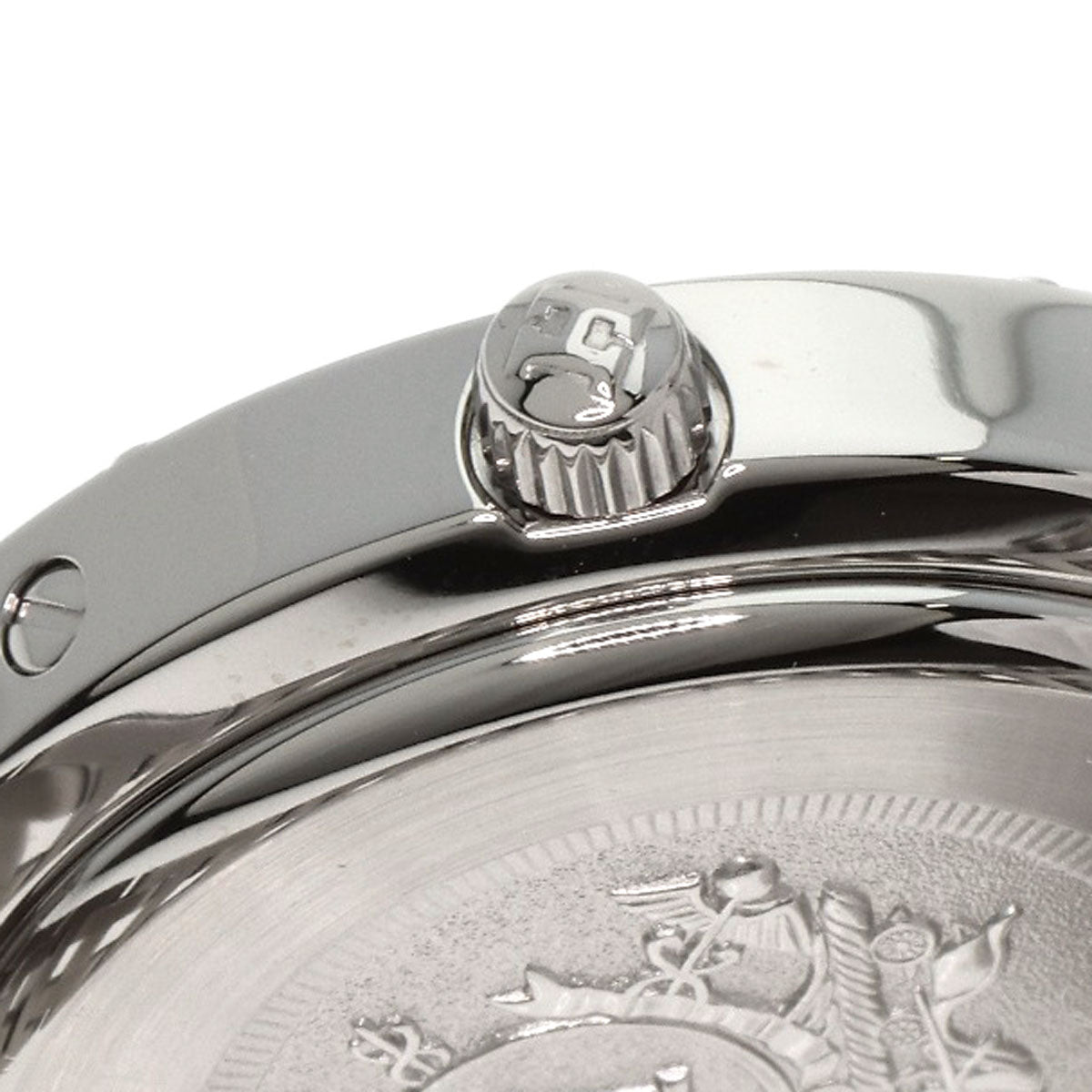 HERMES Watches Quartz CL4.210 Stainless Steel , Stainless Steel Silver Clipper white dial Women  d