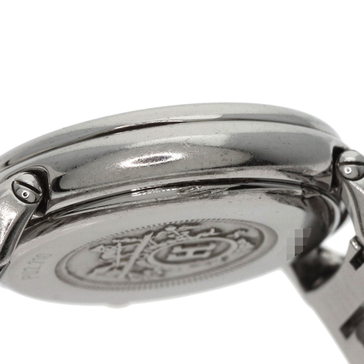 HERMES Watches Quartz PU2.210 Stainless Steel , Stainless Steel Silver Pullman blue dial Women  d