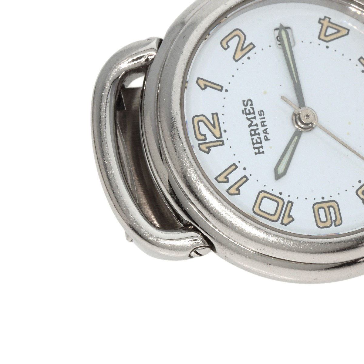 HERMES Watches Quartz PU2.210 Stainless Steel , Stainless Steel Silver Pullman blue dial Women  d