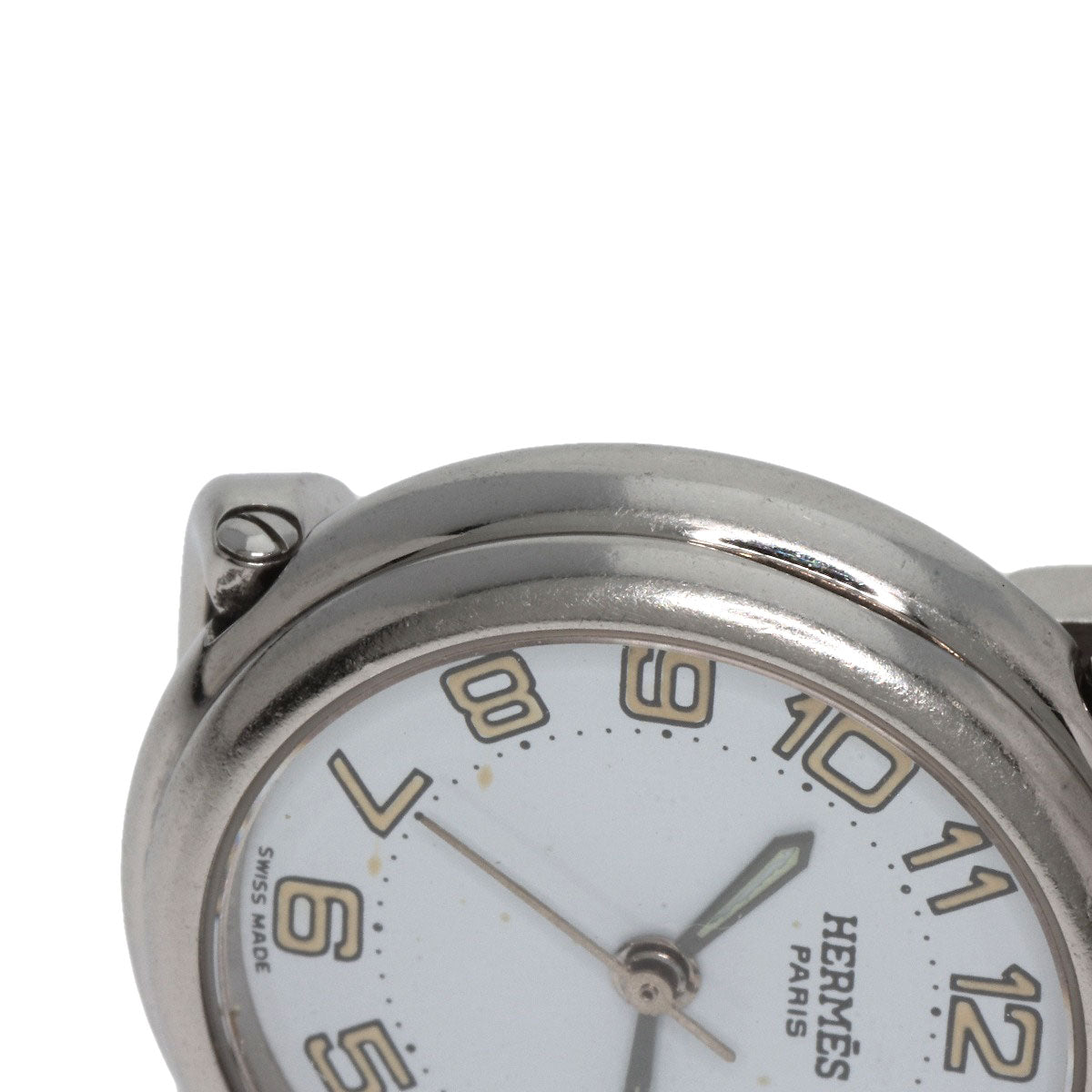 HERMES Watches Quartz PU2.210 Stainless Steel , Stainless Steel Silver Pullman blue dial Women  d