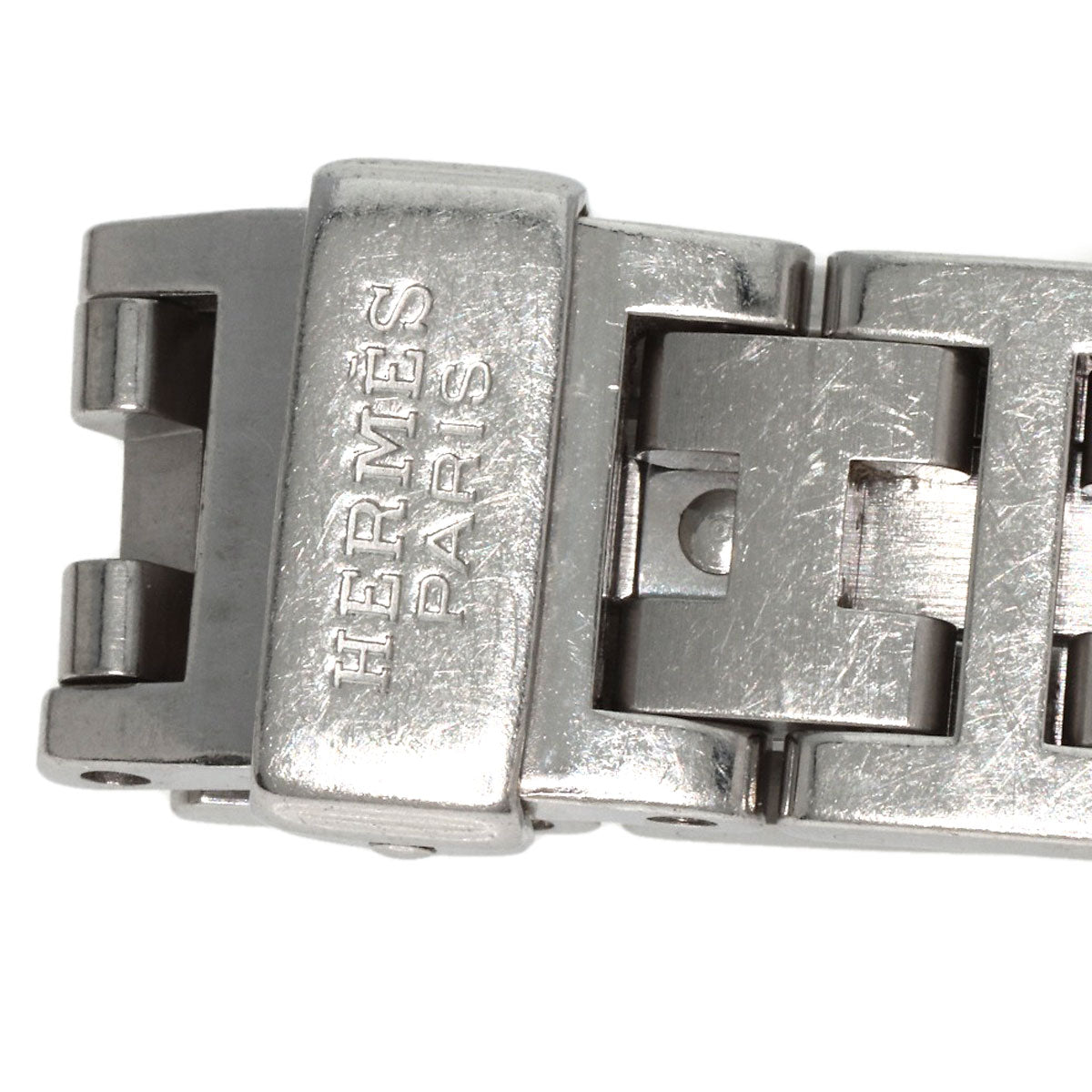 HERMES Watches Quartz PU2.210 Stainless Steel , Stainless Steel Silver Pullman blue dial Women  d