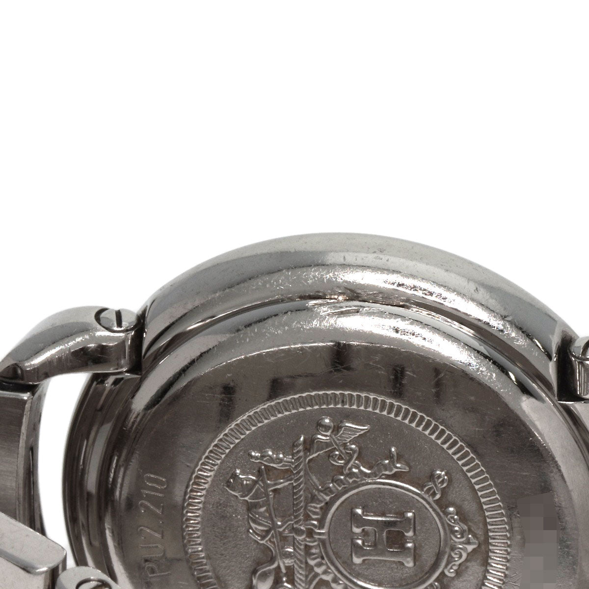 HERMES Watches Quartz PU2.210 Stainless Steel , Stainless Steel Silver Pullman blue dial Women  d