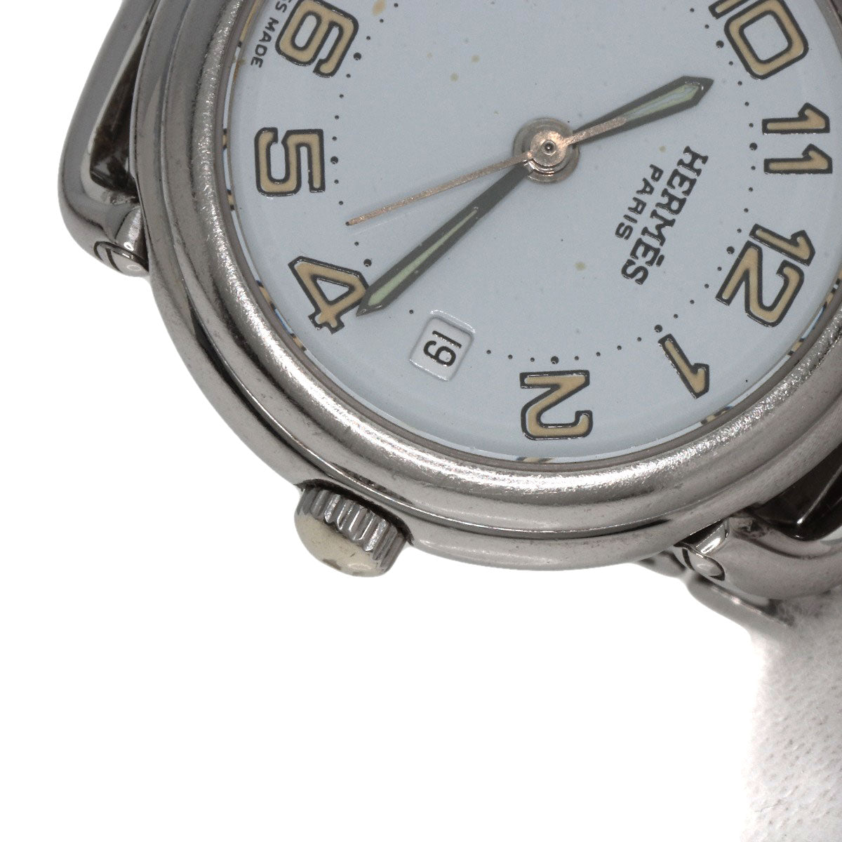 HERMES Watches Quartz PU2.210 Stainless Steel , Stainless Steel Silver Pullman blue dial Women  d
