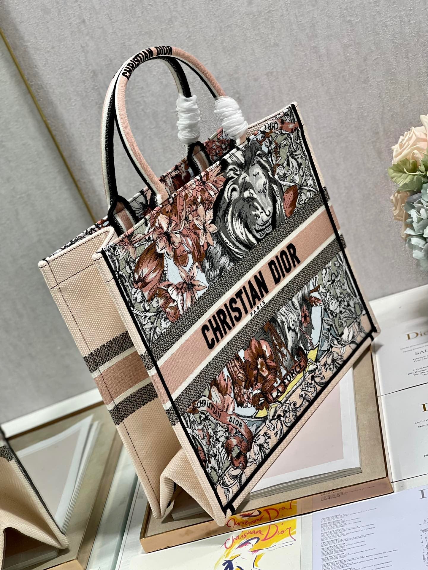 Top Quality Large Book Tote Multicolor, For Women, Womens Handbags 16.5in/42cm CD M1286ZFOR_M884