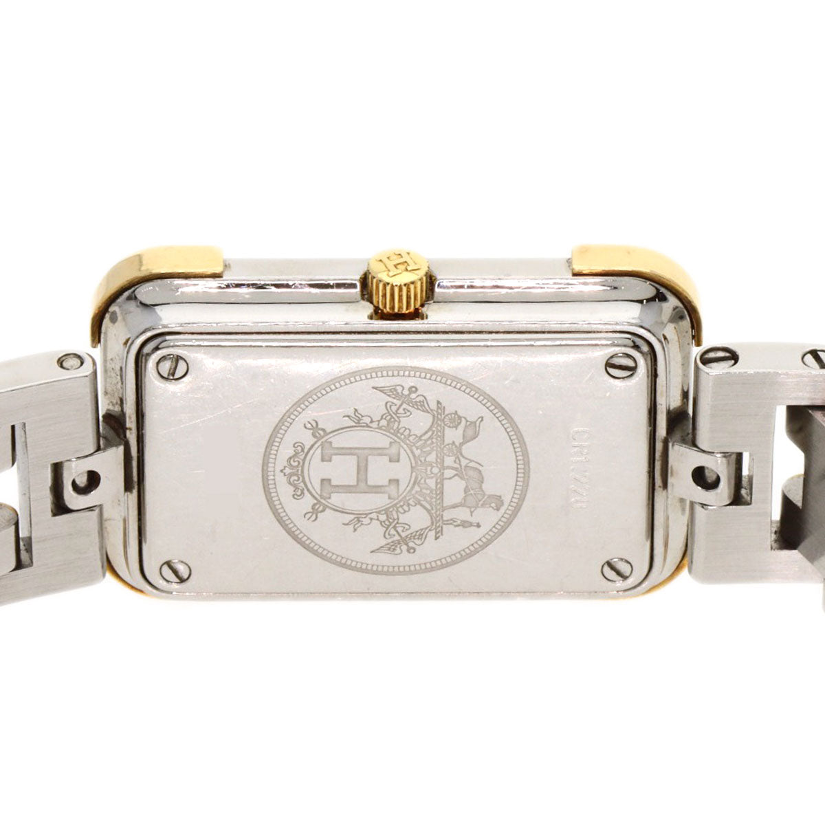 HERMES Watches Quartz CR1.220 Stainless Steel , SSxGP gold Clojure Champagne Gold dial Women  d