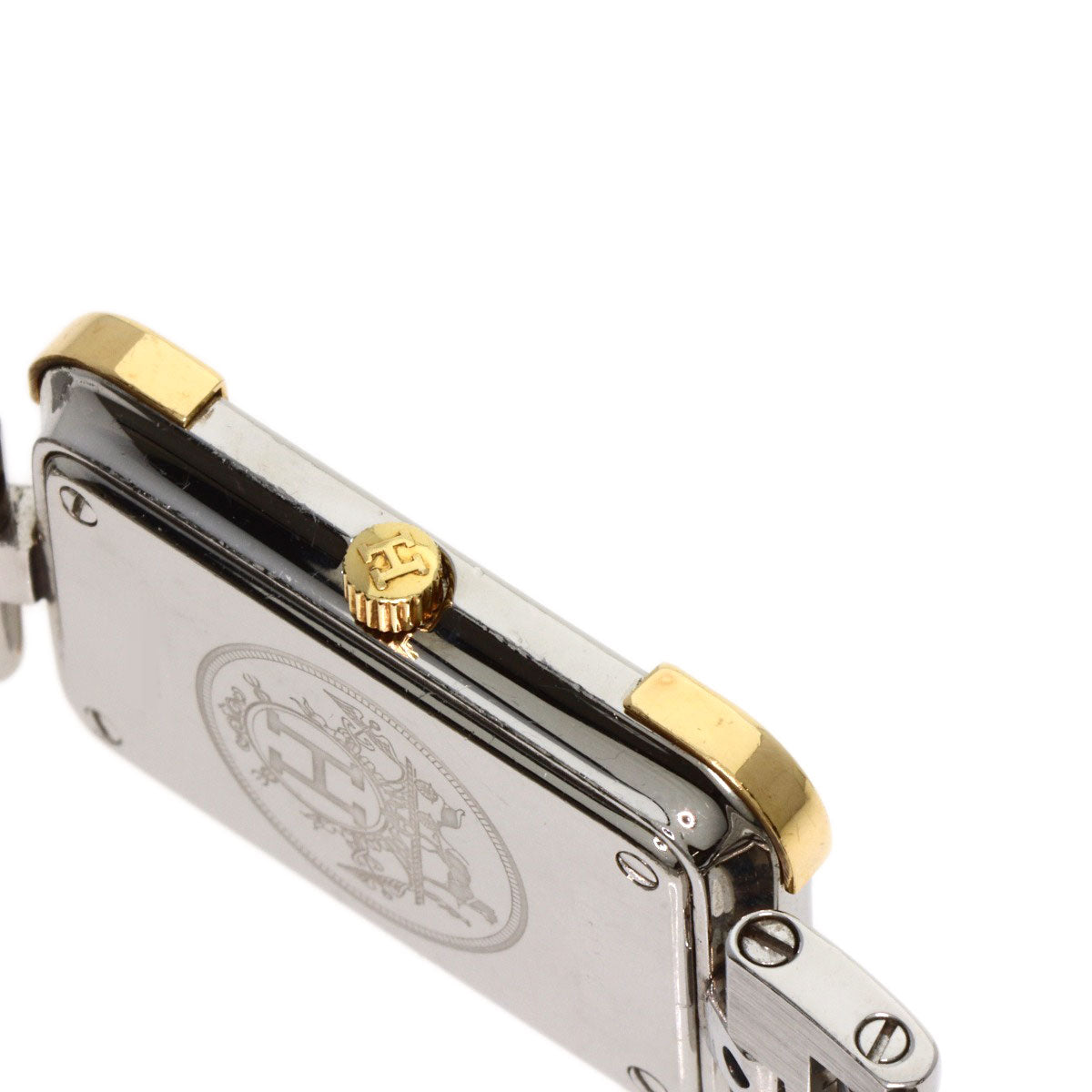 HERMES Watches Quartz CR1.220 Stainless Steel , SSxGP gold Clojure Champagne Gold dial Women  d
