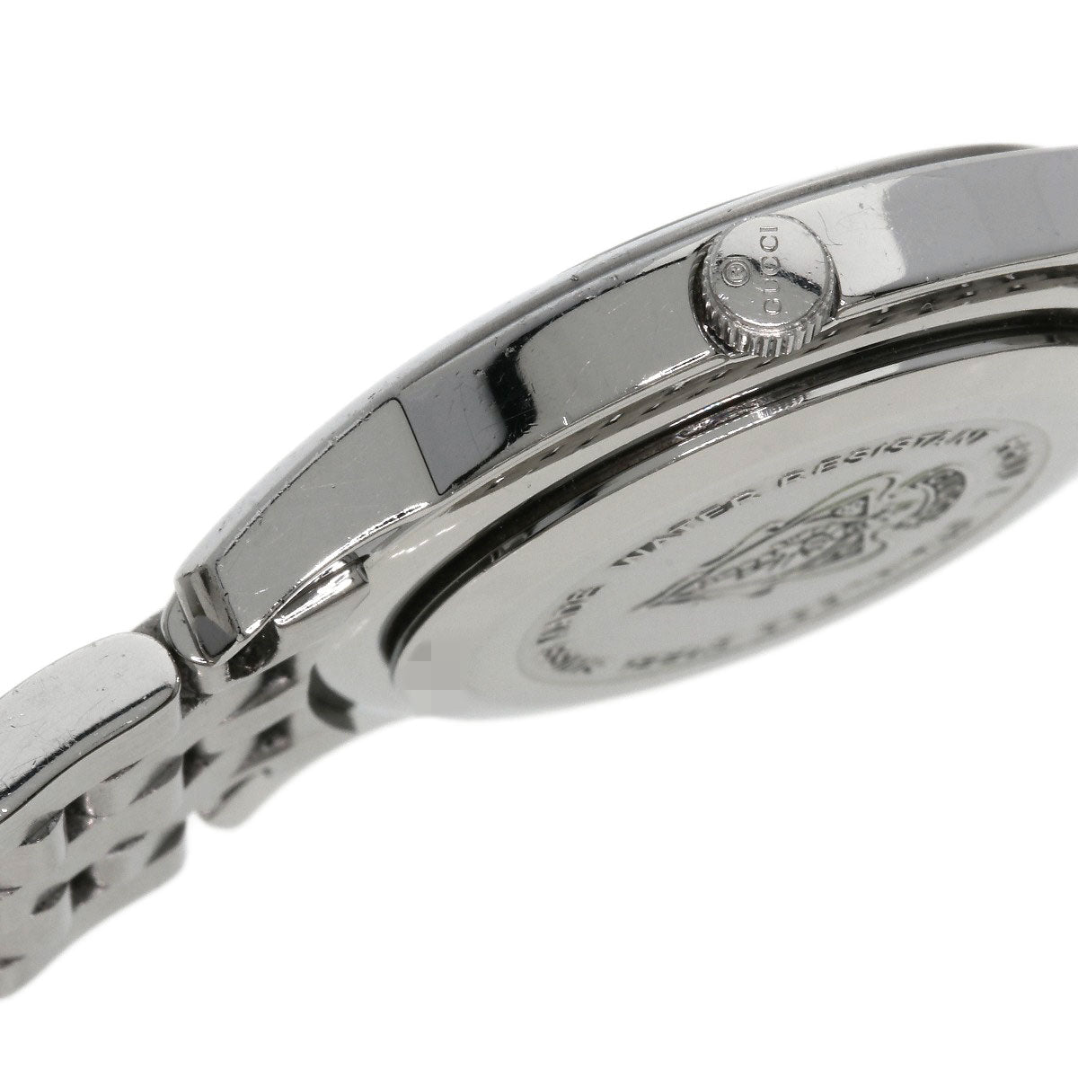 GUCCI Watches Quartz Stainless Steel , Stainless Steel Silver 5500L Silver dial Women  d